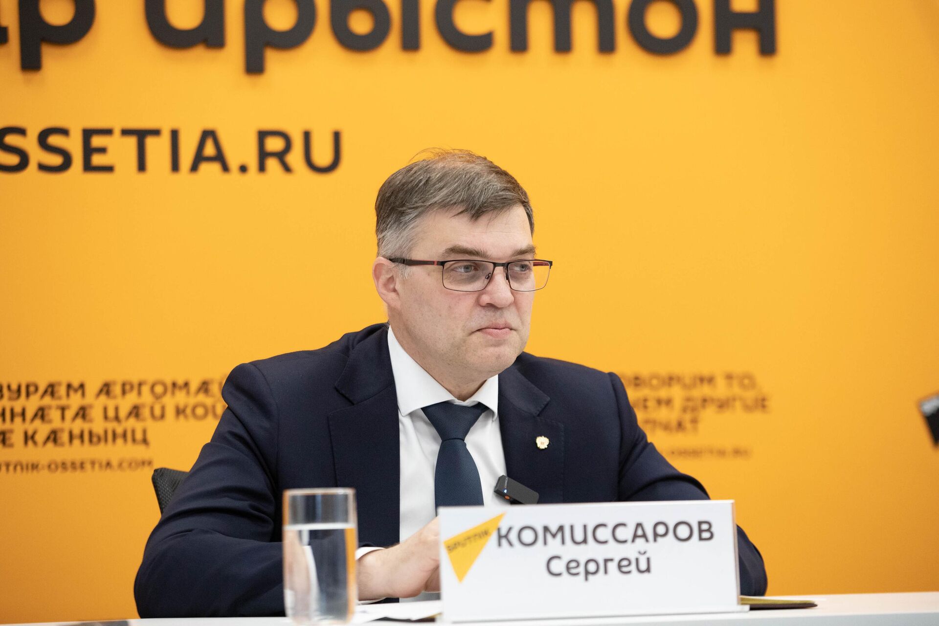 Сергей Комиссаров на пресс-конференции в Sputnik - Sputnik Южная Осетия, 1920, 02.02.2026