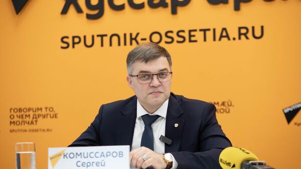 Сергей Комиссаров на пресс-конференции в Sputnik - Sputnik Южная Осетия