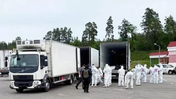 Обмен телами погибших военнослужащих в рамках стамбульских договоренностей между Россией и Украиной - Sputnik Южная Осетия