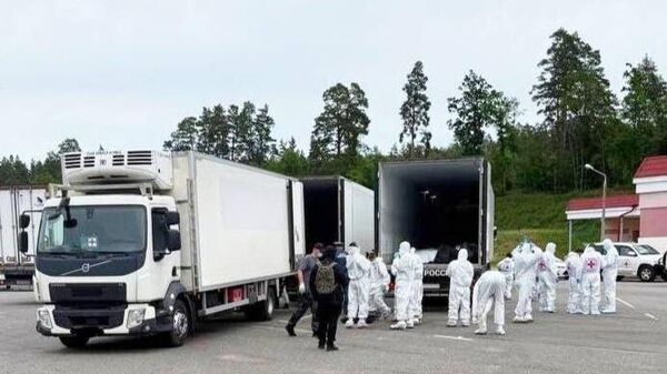 Обмен телами погибших военнослужащих в рамках стамбульских договоренностей между Россией и Украиной - Sputnik Южная Осетия