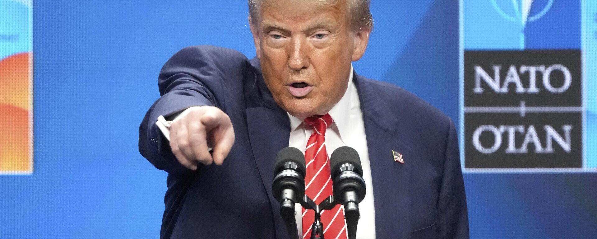 Дональд Трамп на саммите НАТО в Гааге - Sputnik Южная Осетия, 1920, 15.07.2025
