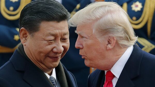 Дональд Трамп и Си Цзиньпин - Sputnik Южная Осетия