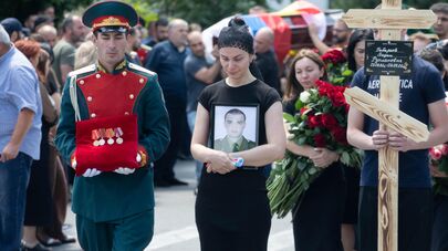 Похороны участника СВО Вадима Габараева