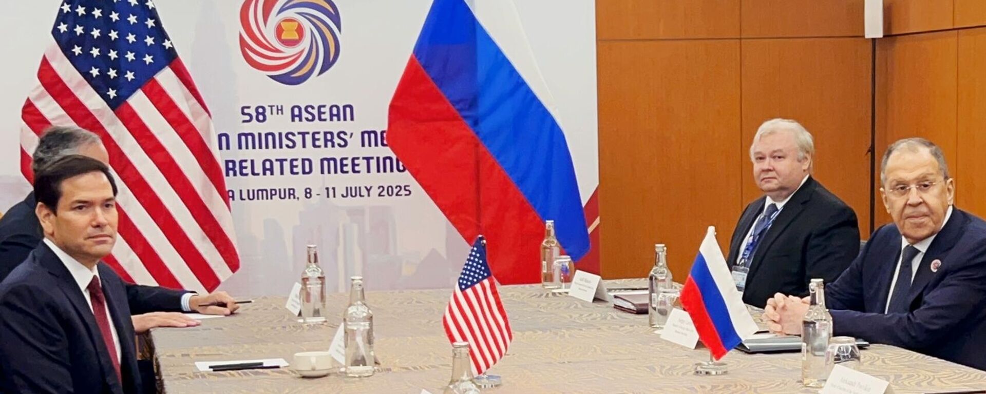 Встреча главы МИД РФ С. Лаврова и госсекретаря США М. Рубио - Sputnik Южная Осетия, 1920, 11.07.2025