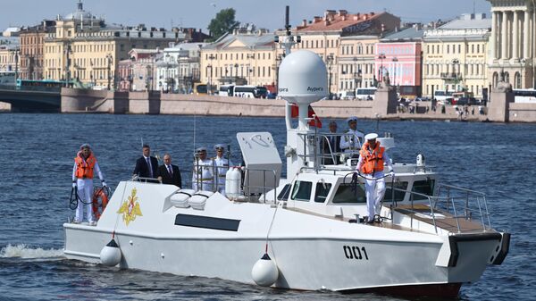 Рабочая поездка президента Владимира Путина в Санкт-Петербург  - Sputnik Южная Осетия