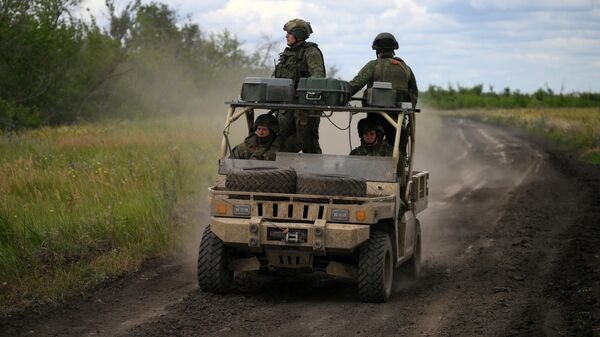 Российские военнослужащие в зоне СВО. Архивное фото  - Sputnik Южная Осетия