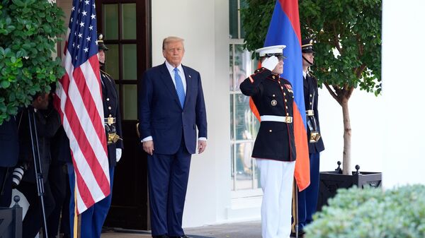 Встреча президентов США, Армении и Азербайджана - Sputnik Южная Осетия