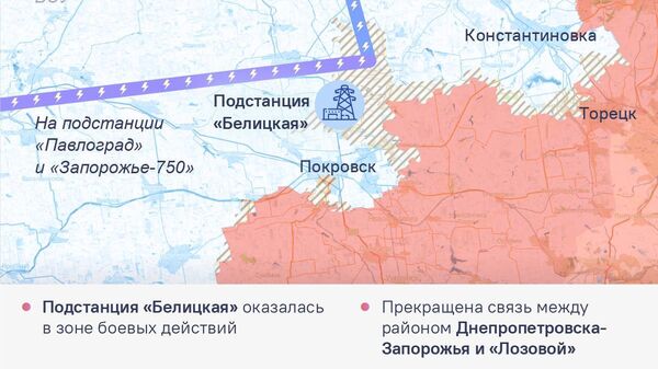 Отключаем свет: успехи наступления армии России под Покровском и Мирноградом ставят под угрозу энергосистему Украины - Sputnik Южная Осетия