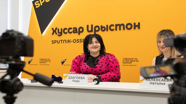 Рада Дзагоева на пресс-конференции в Sputnik - Sputnik Южная Осетия