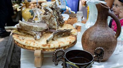 Подворье в честь Дня признания независимости Республики Южная Осетия Российской Федерацией