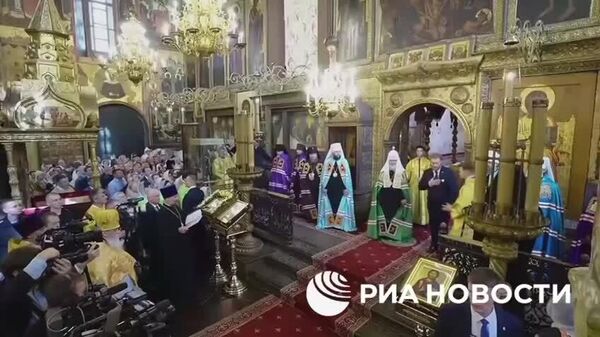 Патриарх Кирилл наградил главного редактора международной медиагруппы Россия сегодня и телеканала RT Маргариту Симоньян церковным орденом равноапостольной княгини Ольги III степени - Sputnik Южная Осетия