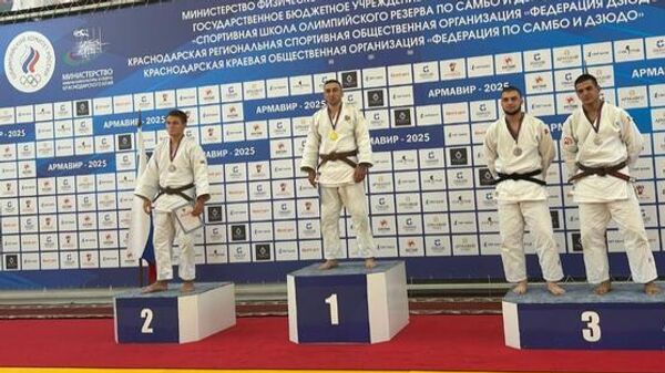 Курсант Феликс Кулумбегов выиграл первенство Краснодарского края по дзюдо среди юниоров - Sputnik Южная Осетия