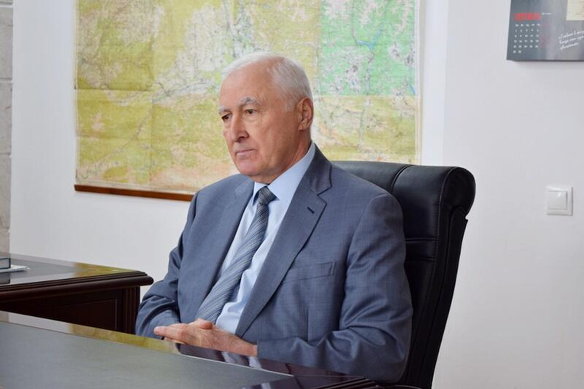 Встреча президента РЮО Алана Гаглоева с председателем Юго-Осетинского отделения МОД Высший Совет осетин Леонидом Тибиловым  - Sputnik Южная Осетия, 1920, 15.09.2025