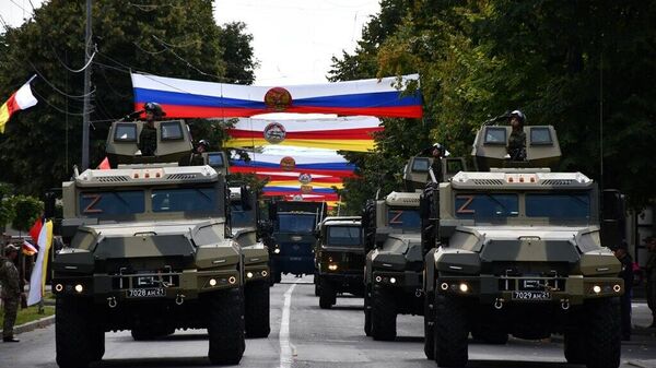 Генеральная репетиция военного парада в честь Дня республики  - Sputnik Южная Осетия