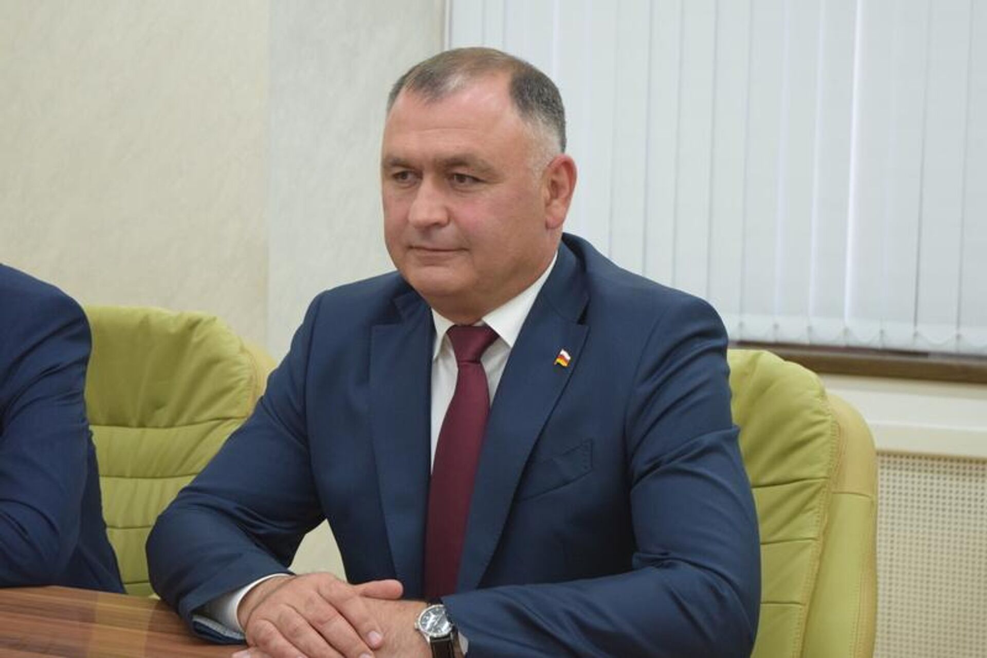 Президент РЮО Алан Гаглоев встретился с советником президента ПМР Павлом Прокудиным. - Sputnik Южная Осетия, 1920, 19.09.2025