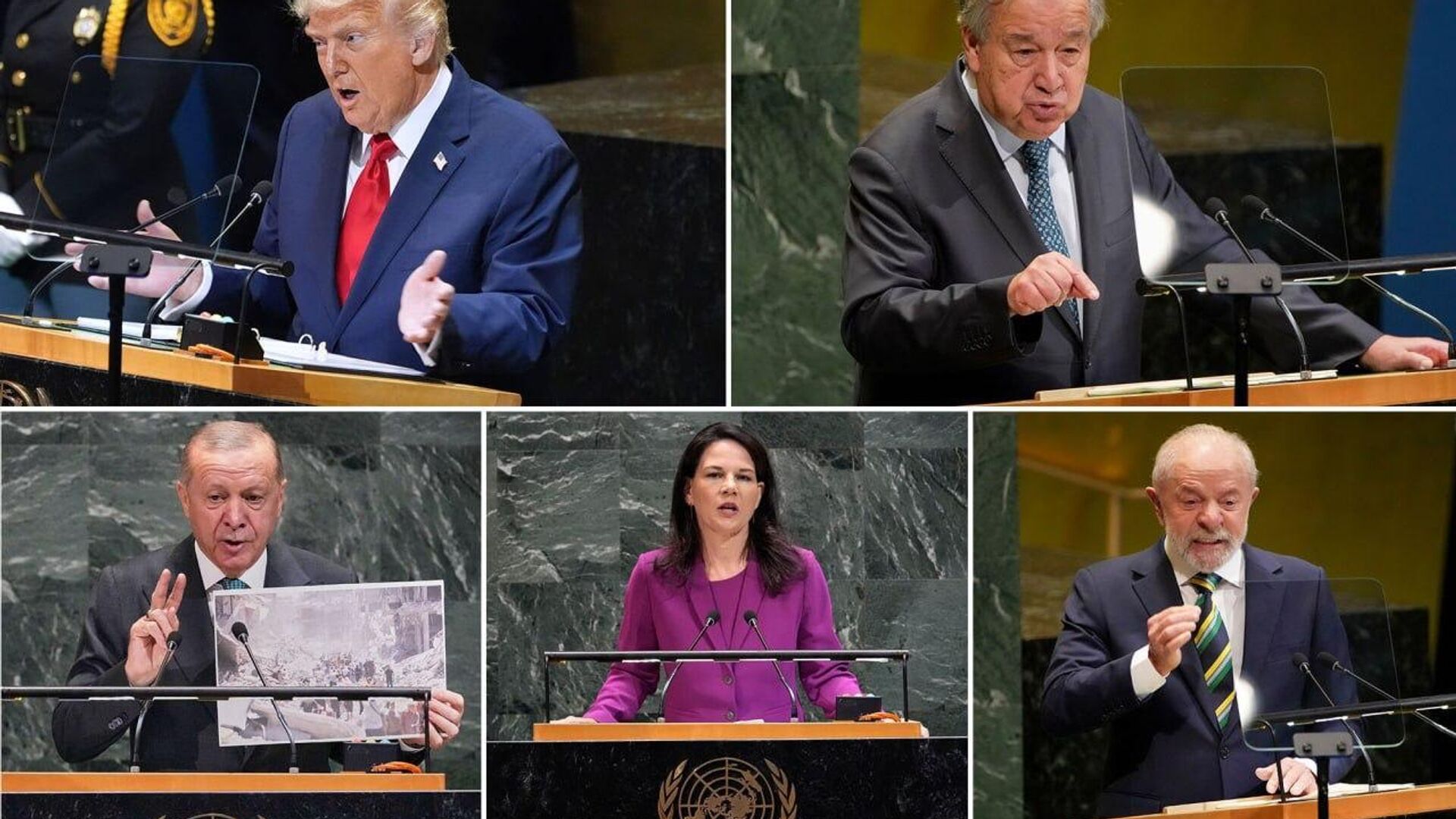 RT собрал наиболее яркие заявления выступивших на Генассамблее ООН RT собрал наиболее яркие заявления выступивших на Генассамблее ООН - Sputnik Южная Осетия, 1920, 23.09.2025