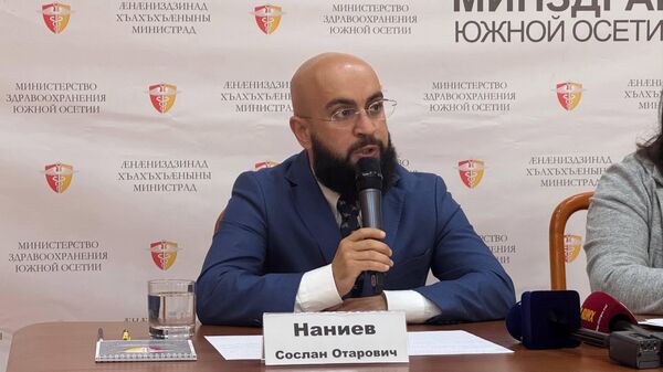 Министр здравоохранения Южной Осетии Сослан Наниев - Sputnik Южная Осетия