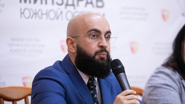 Пресс-конференция в Минздраве РЮО - Sputnik Южная Осетия