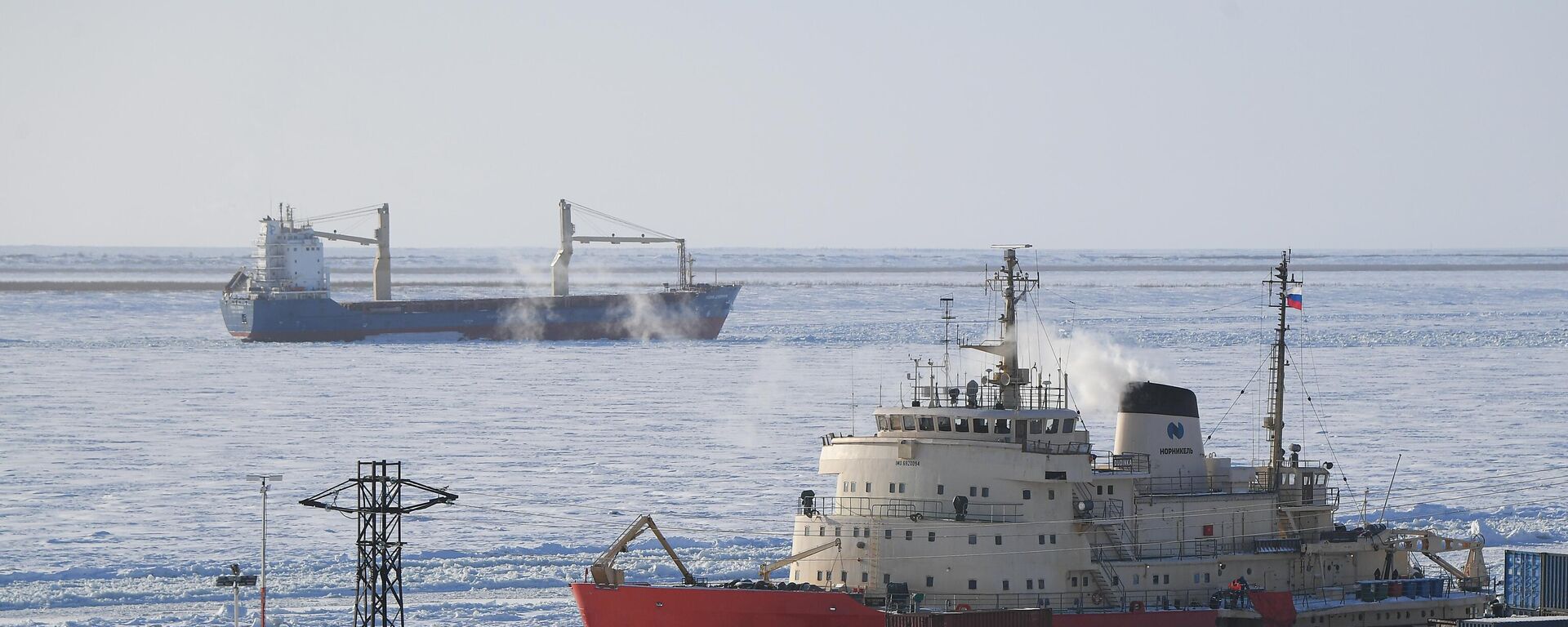 Корабли в морском порту Дудинка. Архивное фото  - Sputnik Южная Осетия, 1920, 14.10.2025