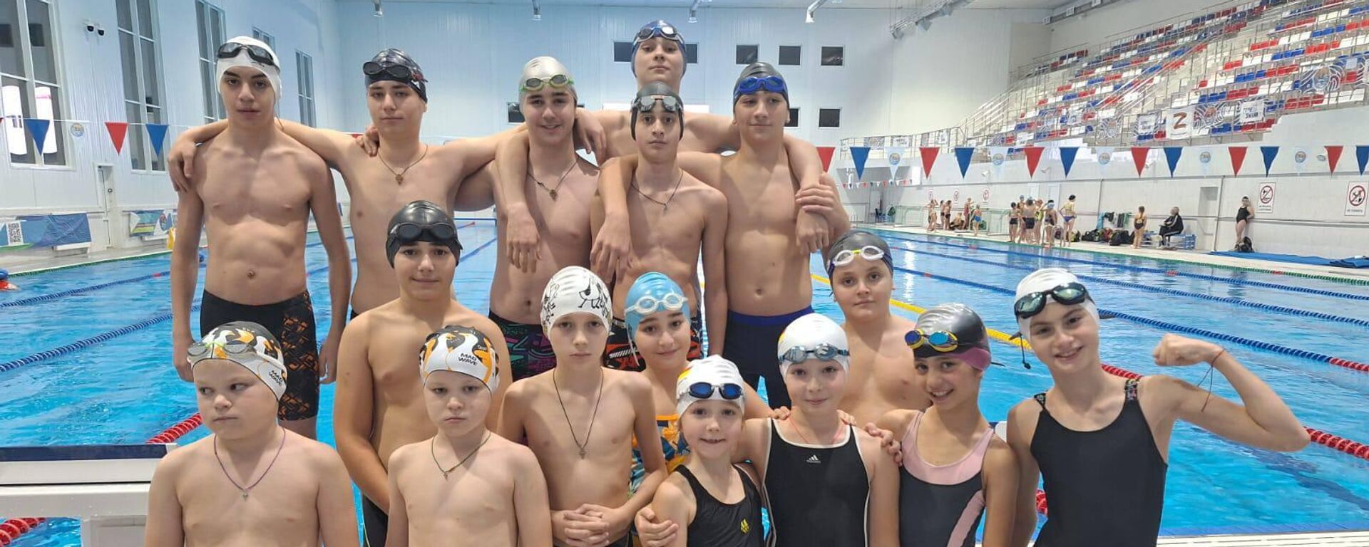 Юные пловцы из Южной Осетии на турнире Осенние старты Северного Кавказа в Кисловодске - Sputnik Южная Осетия, 1920, 20.10.2025