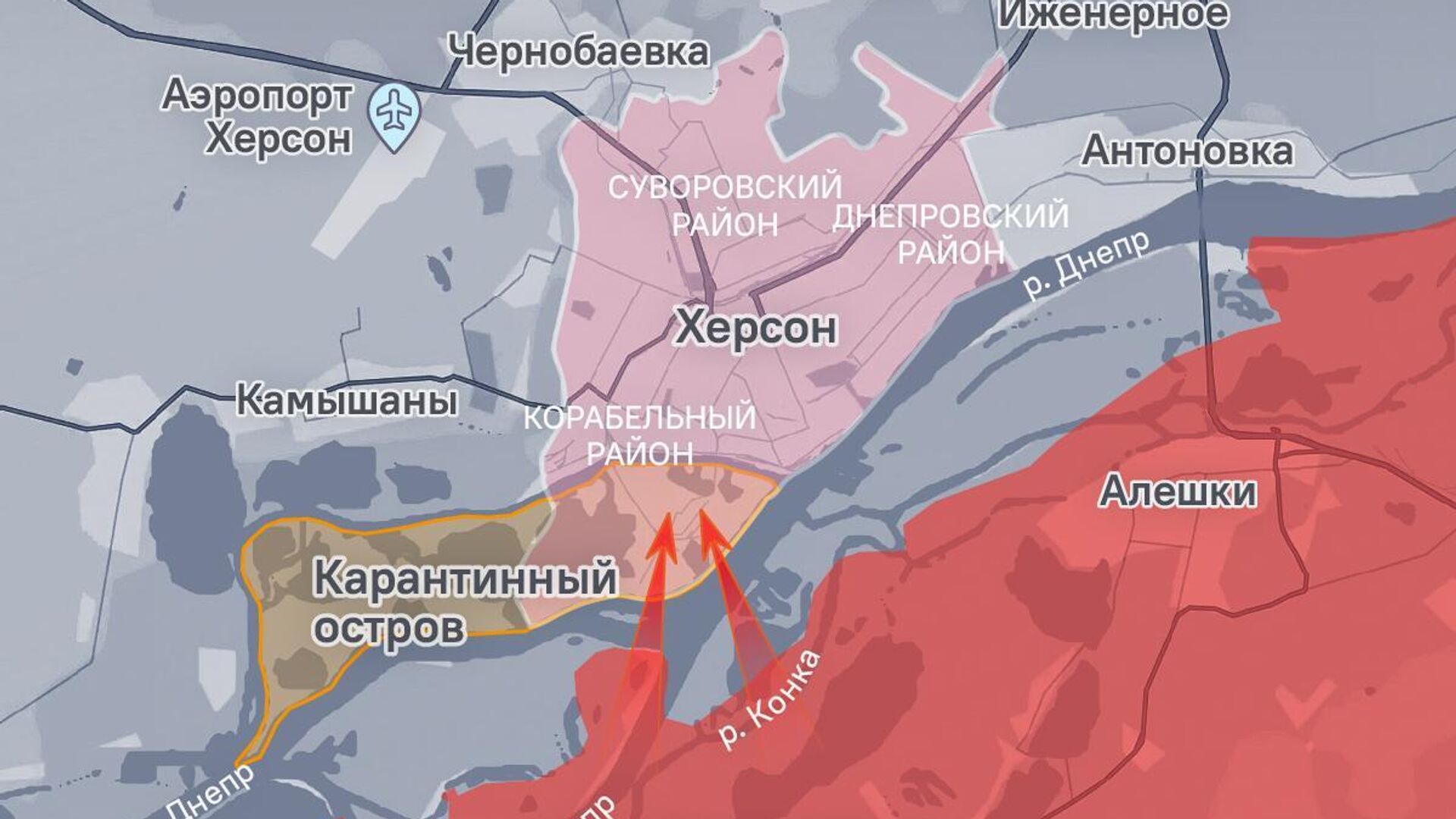 Освобождение Херсона бойцами армии России уже началось, заявил губернатор Херсонской области Владимир Сальдо Освобождение Херсона бойцами армии России уже началось, заявил губернатор Херсонской области Владимир Сальдо - Sputnik Южная Осетия, 1920, 20.10.2025