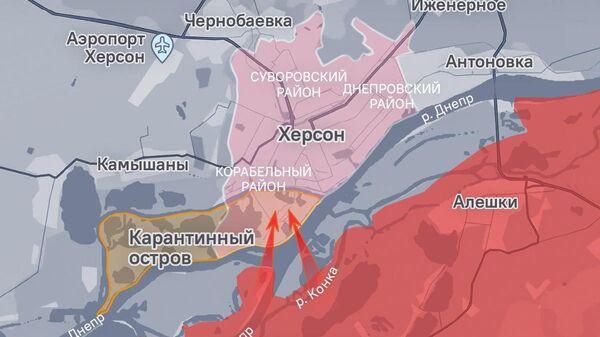 Освобождение Херсона бойцами армии России уже началось, заявил губернатор Херсонской области Владимир Сальдо - Sputnik Южная Осетия