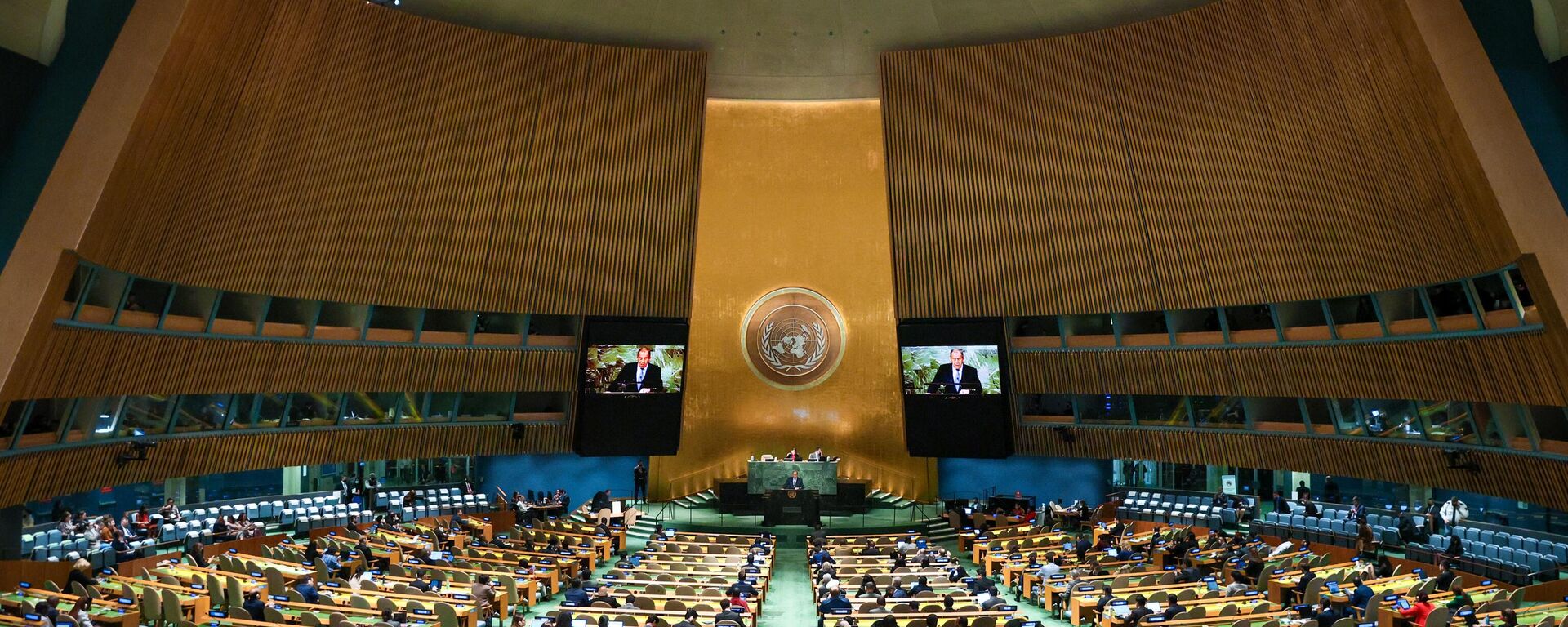 Выступление С. Лаврова на сессии Генассамблеи ООН - Sputnik Южная Осетия, 1920, 24.10.2025