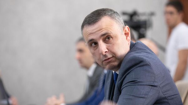 Заседание правительства РЮО. Олег Гаглоев - Sputnik Южная Осетия