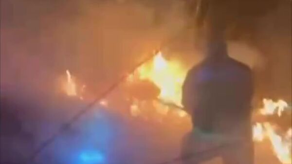 В селе Ерцо произошел крупный ландшафтный пожар - Sputnik Южная Осетия