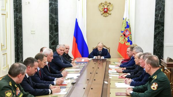 Президент Владимир Путин провел заседание Совбеза РФ - Sputnik Южная Осетия