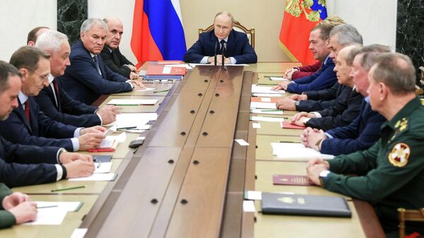 Президент Владимир Путин провел заседание Совбеза РФ - Sputnik Южная Осетия