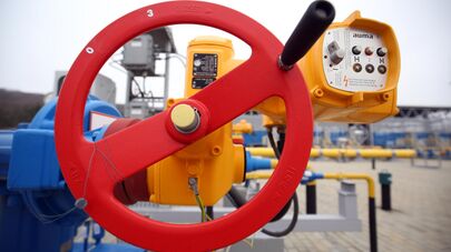 Запорный кран газопровода "Турецкий поток". Архивное фото 