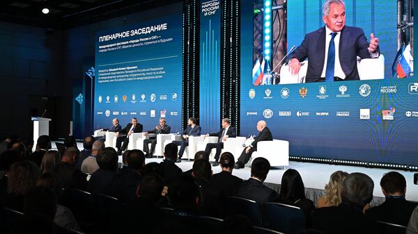Пленарное заседание фестиваля Народы России и СНГ в Москве - Sputnik Южная Осетия