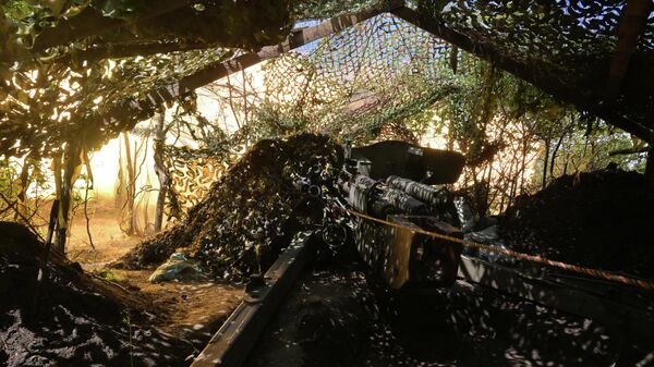 Боевая работа на Купянском направлении. Архивное фото - Sputnik Южная Осетия