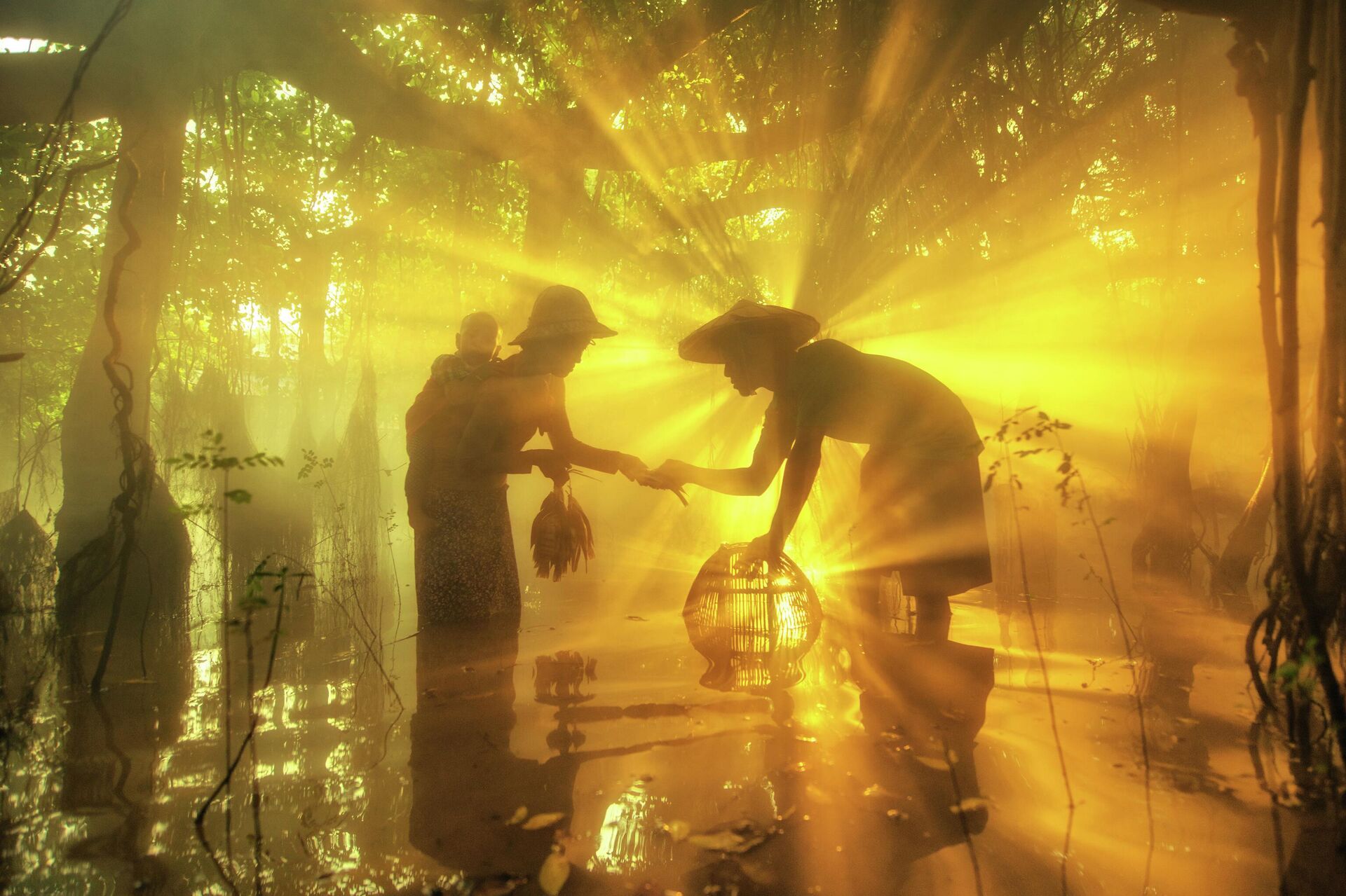 Рыбацкая семья Рыбацкая семья - Sputnik Южная Осетия, 1920, 18.11.2025