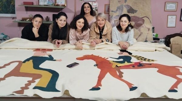 Воссоздание коллекции войлочных предметов скифо-сарматского периода - Sputnik Южная Осетия