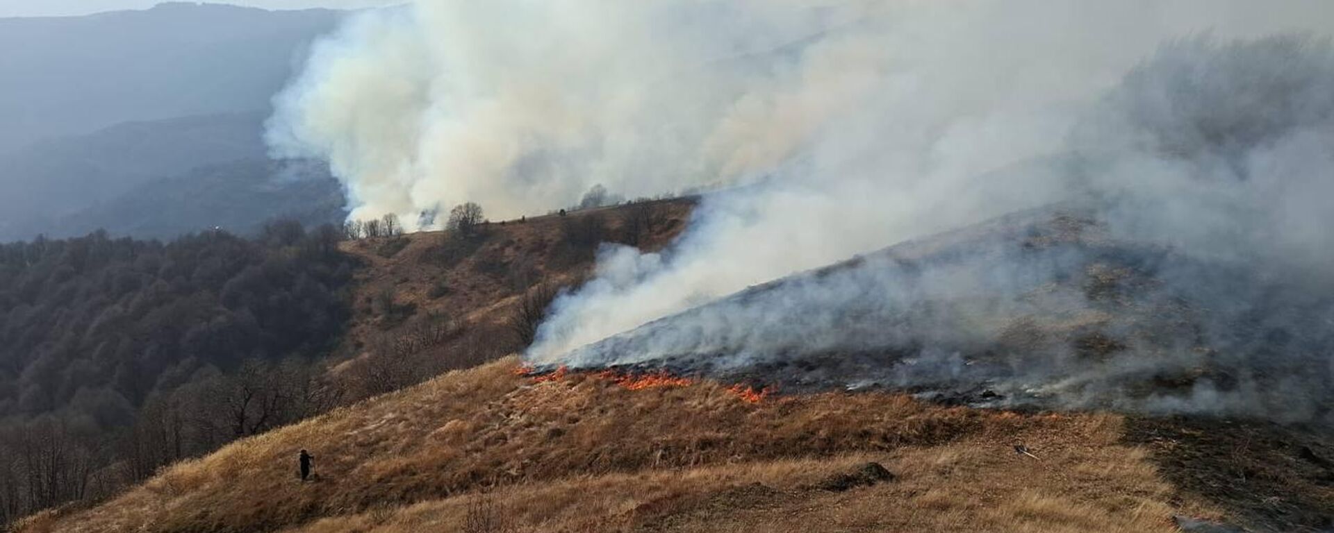 Ландшафтный пожар в Южной Осетии - Sputnik Южная Осетия, 1920, 25.11.2025