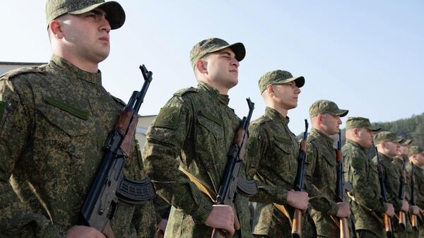 Церемония приведения к военной присяге новобранцев в Южной Осетии - Sputnik Южная Осетия