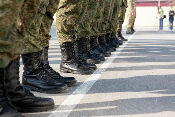 Церемония приведения к военной присяге новобранцев в Южной Осетии - Sputnik Южная Осетия