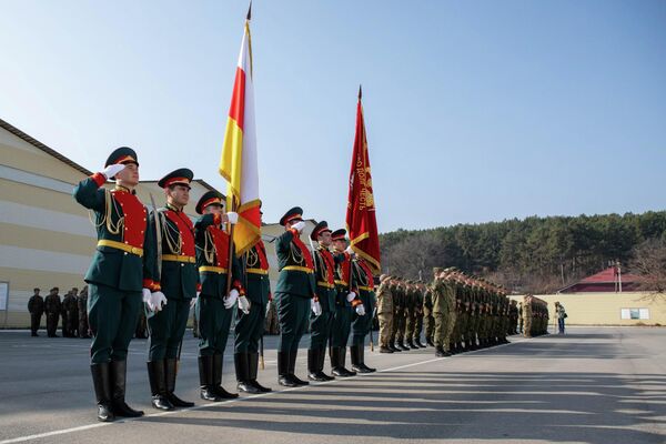 Церемония приведения к военной присяге новобранцев в Южной Осетии - Sputnik Южная Осетия