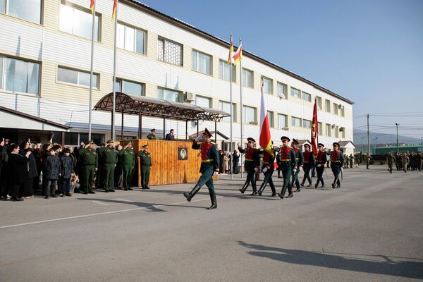 Церемония приведения к военной присяге новобранцев в Южной Осетии - Sputnik Южная Осетия