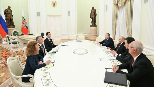 Президент Владимир Путин встретился со спецпосланником США Стивеном Уиткоффом - Sputnik Южная Осетия
