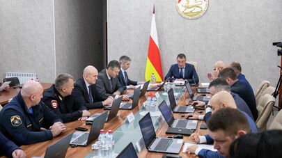 Заседание правительства в Цхинвале
