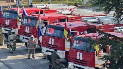 Спецтехника МЧС России в дар коллегам в Южной Осетии 