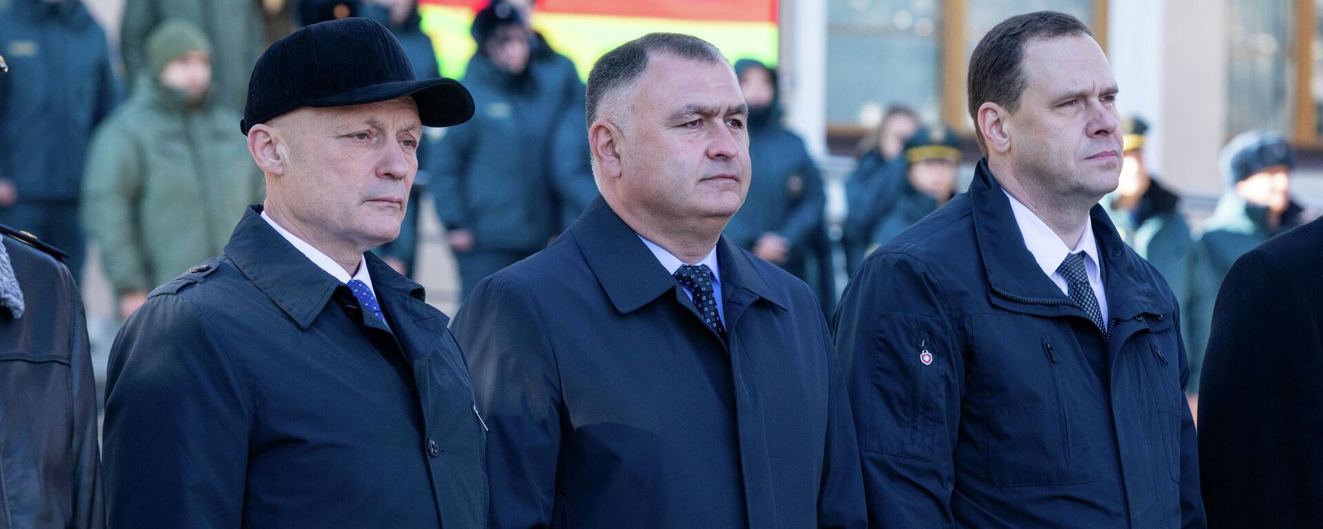 Торжественная церемония передачи спецтехники МЧС России в дар южноосетинским коллегам  - Sputnik Южная Осетия, 1920, 04.12.2025