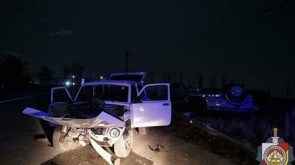 ДТП, в котором пострадали пять человек, произошло сегодня вечером на дороге Цхинвал-Дменис - Sputnik Южная Осетия