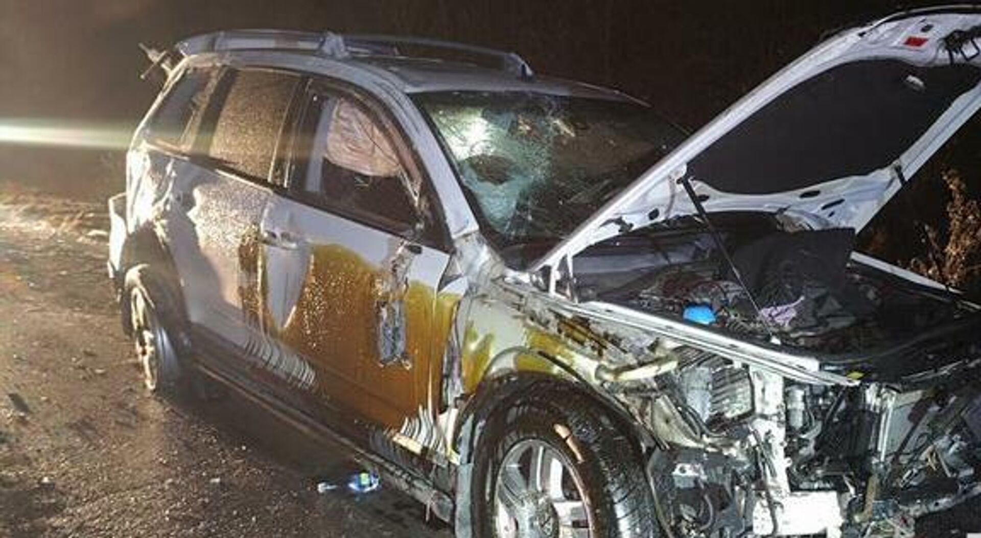 Гололедица стала причиной серьезного ДТП на трассе Рук-Дзау - Sputnik Южная Осетия, 1920, 06.12.2025