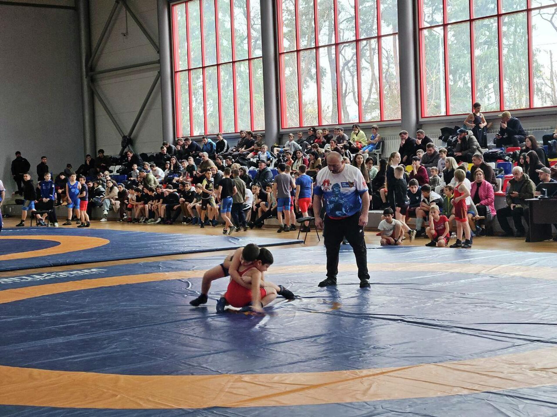 Соревнования в рамках международного турнира по единоборствам Герои Отечества в Цхинвале Соревнования в рамках международного турнира по единоборствам Герои Отечества в Цхинвале - Sputnik Южная Осетия, 1920, 07.12.2025