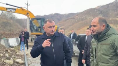 Президент Южной Осетии проверил работы по газификации города Квайса 