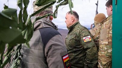 Алан Гаглоев проверил ремонт дороги в селе Уиста (Цнелис) Знаурского района 